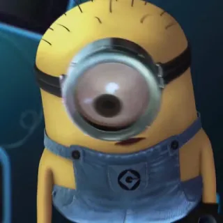 🍌 Minion Despicable Me Minion, Kartun, Karakter, Lucu, Kuning, Bermata satu telegram sticker