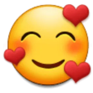 🥰 emoji, hearts, smiling, love, cute telegram sticker