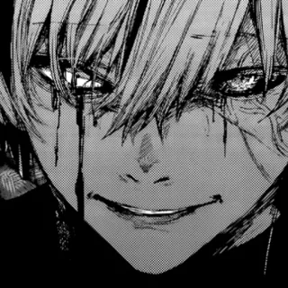 Kaneki Ken by @stickerhut telegram stickers