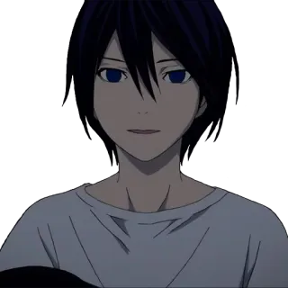 😶 Yato Noragami anime, noragami, yato, character, japanese animation telegram sticker