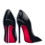 🎁 chaussures, talons, mode, chaussures, style, semelle rouge whatsapp sticker