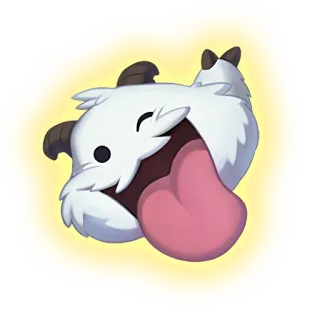 🤚 Poro League of Legends poro, league of legends, cute, game, lol telegram sticker