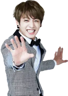 😁 Jungkook K-pop, singer, Korean, celebrity, male, fashion telegram sticker