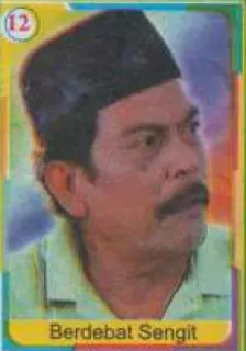 😡 Berdebat Sengit homem, retrato, indonésio, roupa tradicional telegram sticker