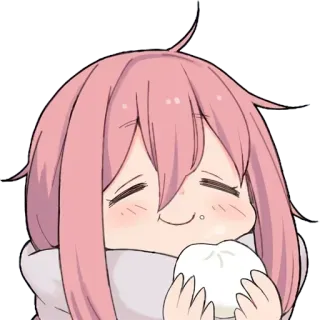 😌 anime, cute, manga, food, kawaii telegram sticker