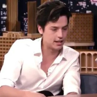 🌨 Cole Sprouse celebridad, actor, retrato, hombre, personaje tv telegram sticker