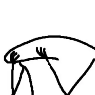 🤦‍♂ stick figure, depression, sad, meme, cartoon telegram sticker
