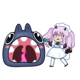 😱 อนิเมะ, เมด, ผู้หญิง, ปีศาจ, น่ารัก, การ์ตูน, แฟนตาซี telegram sticker
