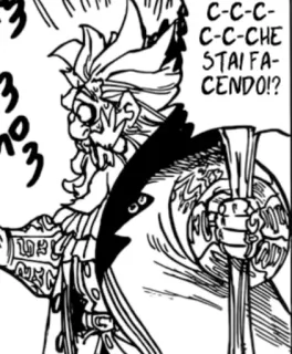 😰 C-C-C-C-C-CHE STAI FACENDO!? italiano, manga, bocadillo telegram sticker