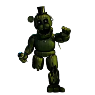 🌟 Golden Freddy Five Nights at Freddy's video game, animatronic, horror, bear, Golden Freddy telegram sticker