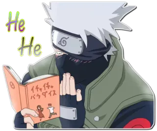 😍 Kakashi Hatake Naruto He
He
イチヤチヤ
パラダイス Kakashi, Naruto, manga, anime, book, smile telegram sticker