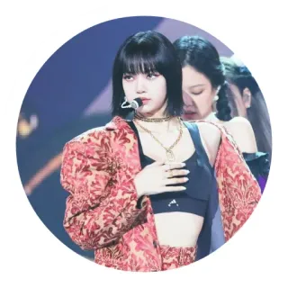 ❤️ Lisa Lisa, Blackpink, K-pop, piosenkarka, tancerka, artystka telegram sticker