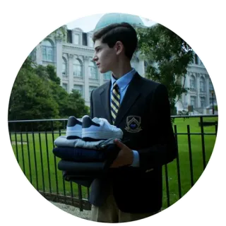 🏃 scuola, uniforme, ragazzo, scuola privata, preppy, abbigliamento, adolescente telegram sticker