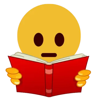 📔 Emoji, Lectura, Libro, Conocimiento, Educación, Estudio telegram sticker