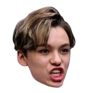 🎃 arrabbiato, faccia, smorfia, kpop, idol telegram sticker