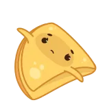 🤷♂️ 食べ物, 漫画, ユーモア, かわいい, サンドイッチ telegram sticker