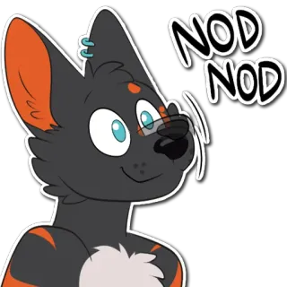 👍 NOD NOD telegram sticker