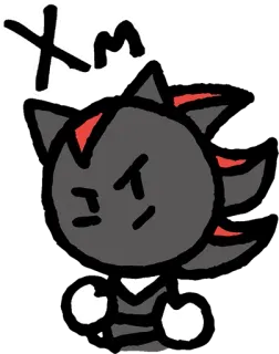 😕 xm cat, angry, cartoon telegram sticker