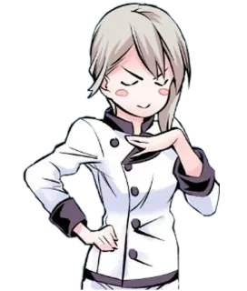 😌 Anime, Chef, Culinária, Personagem telegram sticker