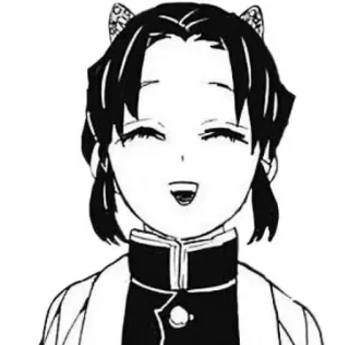 🦋 Shinobu Kocho Demon Slayer Аниме, Клинок, рассекающий демонов, Шинобу Кочо, Манга, Японская анимация whatsapp sticker