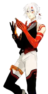 ❤ Allen Walker D.Gray-man Anime, Manga, Karakter, D.Gray-man, Allen Walker telegram sticker