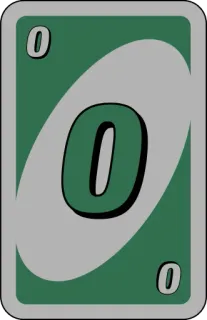 💚 uno, card, game, number whatsapp sticker