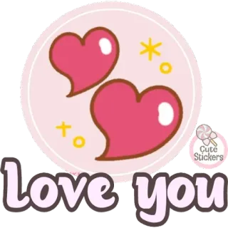 🤗 love you сердечки, любовь, милые, стикеры, романтика whatsapp sticker