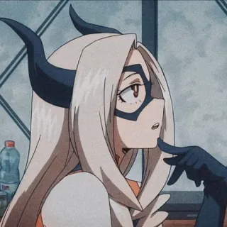 🍑 Mount Lady My Hero Academia Anime, Héroe, Mount Lady, My Hero Academia, Personaje, Mujer telegram sticker