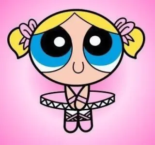 ❤ Bubbles The Powerpuff Girls whatsapp sticker