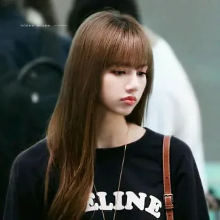 🙁 Lisa CELINE kpop, chanteur, idole, célébrité, lisa, blackpink telegram sticker