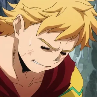 🤕 Mirio Togata My Hero Academia Аниме, Персонаж, Мирио, Тогата, Моя геройская академия, Манга whatsapp sticker