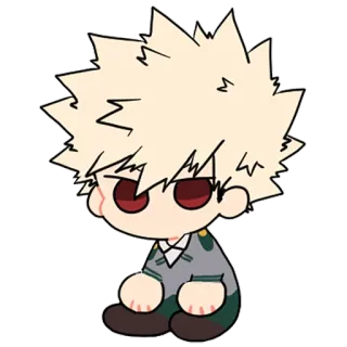 😶 Katsuki Bakugo My Hero Academia Anime, Manga, Held, Bakugo, Katsuki telegram sticker