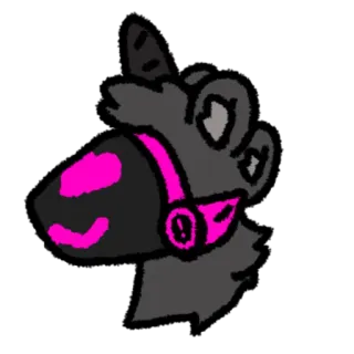 ❤️ Протоген, Робот, Фурри, Антро, Животное, Маска, Научная фантастика telegram sticker