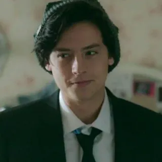 🖤 Jughead Jones Riverdale Jughead, Riverdale, Cole Sprouse, drama adolescente, série tv telegram sticker