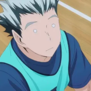 😐 Bokuto Koutaro Haikyuu!! Anime, Haikyuu, Bokuto, Koutaro, Cara engraçada telegram sticker