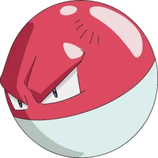 🔵 Electrode Pokemon pokemon, electrode, électrique, créature, monstre, anime, jeu telegram sticker
