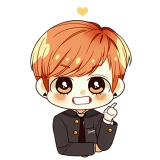 🍄 Dibujos animados, Anime, Chibi, Mono, Personaje whatsapp sticker