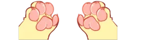 🐾 paw, animal, cute, cat, dog, cartoon telegram sticker