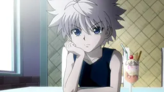 😐 Killua Zoldyck Hunter x Hunter Anime, Ragazzo, Killua, Zoldyck, Hunter x Hunter, Cartone animato, Gelato telegram sticker