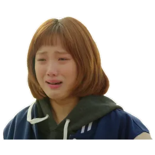 😭 pleurs, triste, contrarié(e), émotion, femme, larmoyant(e) telegram sticker