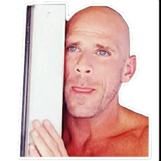 😋 Johnny Sins ดาราหนังผู้ใหญ่, หัวล้าน, ผู้ชาย, นักแสดง telegram sticker
