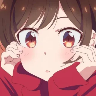 🍓 Anime, Fofo, Garota, Desenho animado telegram sticker