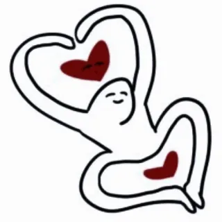 💌 сердце, любовь, мультик, стикер telegram sticker