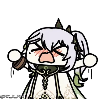 😫 Nahida Genshin Impact whatsapp sticker