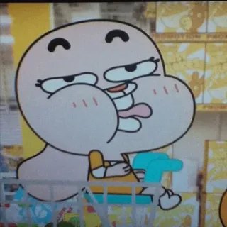 😛 The Amazing World of Gumball 만화, 웃긴, 캐릭터, 애니메이션 telegram sticker