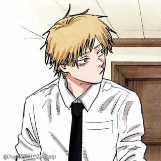 🪚 Denji Chainsaw Man Anime, Manga, Denji, Chainsaw Man, Charakter, Zeichnung telegram sticker