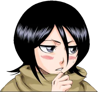 🫣 Rukia Kuchiki Bleach Anime, Manga, Bleach, Rukia, Kuchiki whatsapp sticker