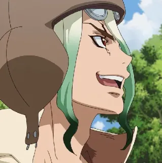 💈 Senku Ishigami Dr. Stone Anime, Wissenschaftler, Genie, Dr. Stone, Senku, Ishigami telegram sticker