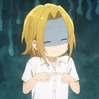 📚 Anime, Expressão, Fofo, Mangá, Rubor, Nervoso telegram sticker