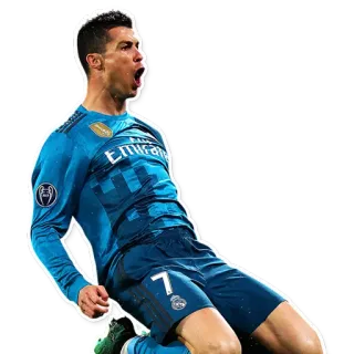 😮 Cristiano Ronaldo football, footballeur, athlète, Ronaldo, Real Madrid whatsapp sticker